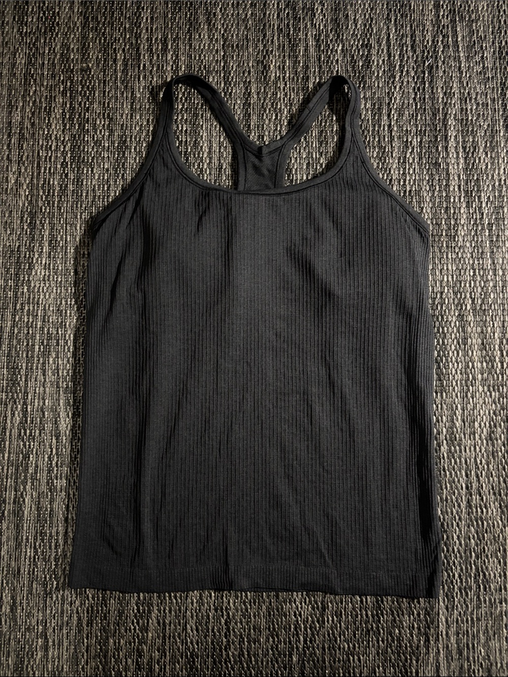Lululemon Ebb to Street Tank Top *Light Support, B/C Cup Charcoal Grey Size 14